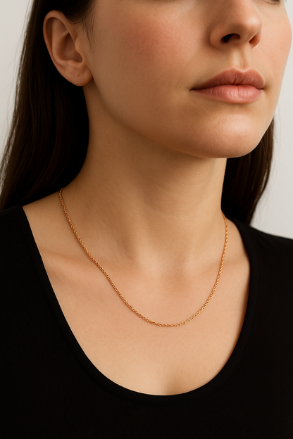 Rose Gold Singapour Chain 1.5mm