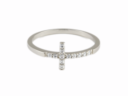 Cross Gold Ring