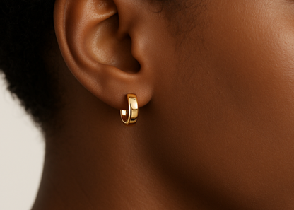 Pair of Gold Huggies