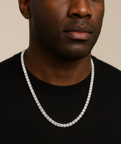 Chaîne Tennis 4 mm (argent)