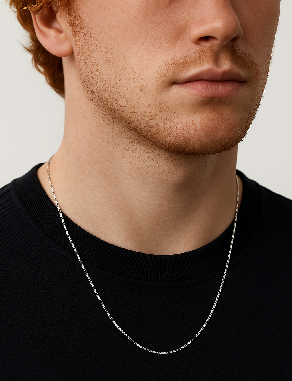 Baby Cuban Link Chain 1.5mm (Silver)