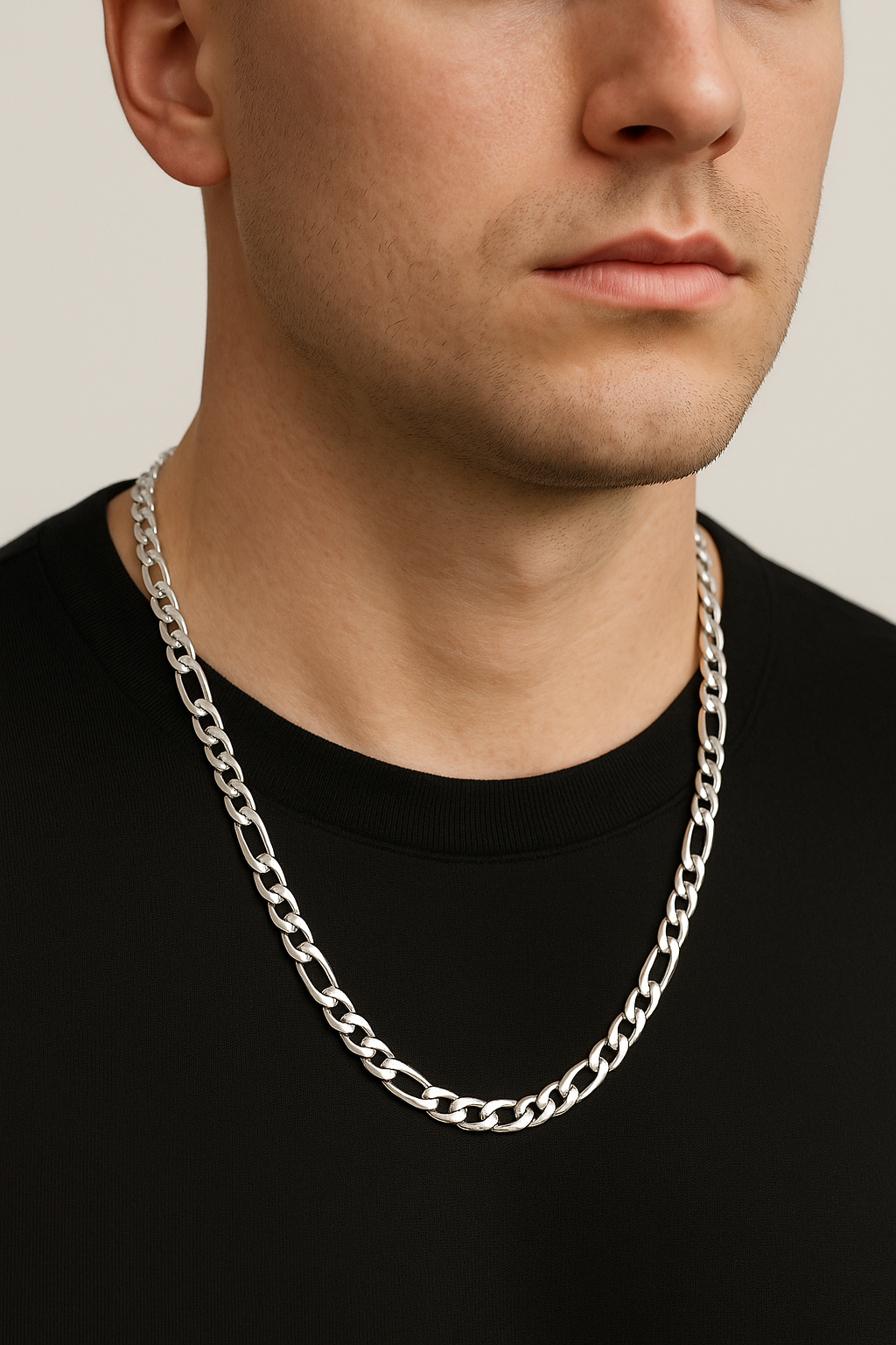 Figaro Chain 6mm (Silver)