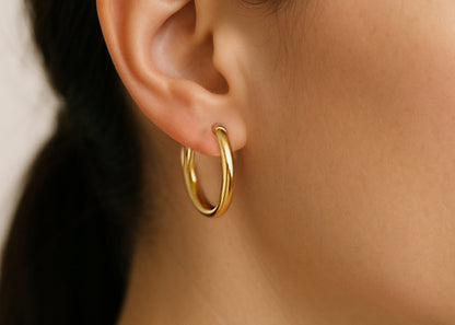 Pair of Gold Loops