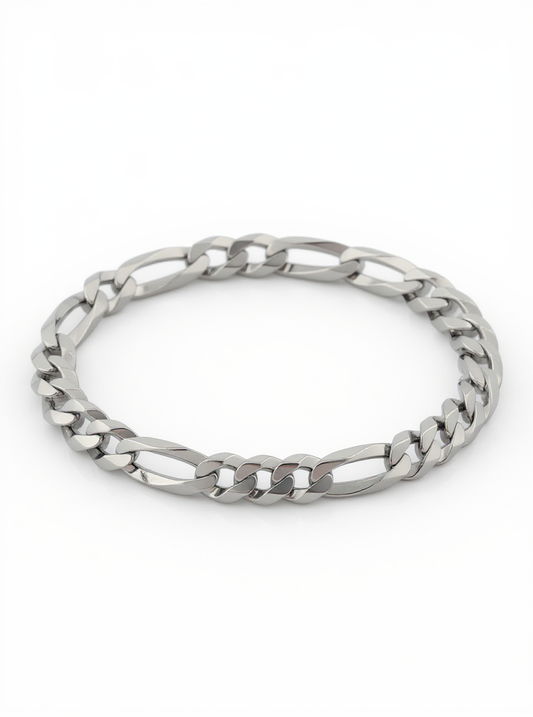 Figaro Bracelet 7mm (Silver)