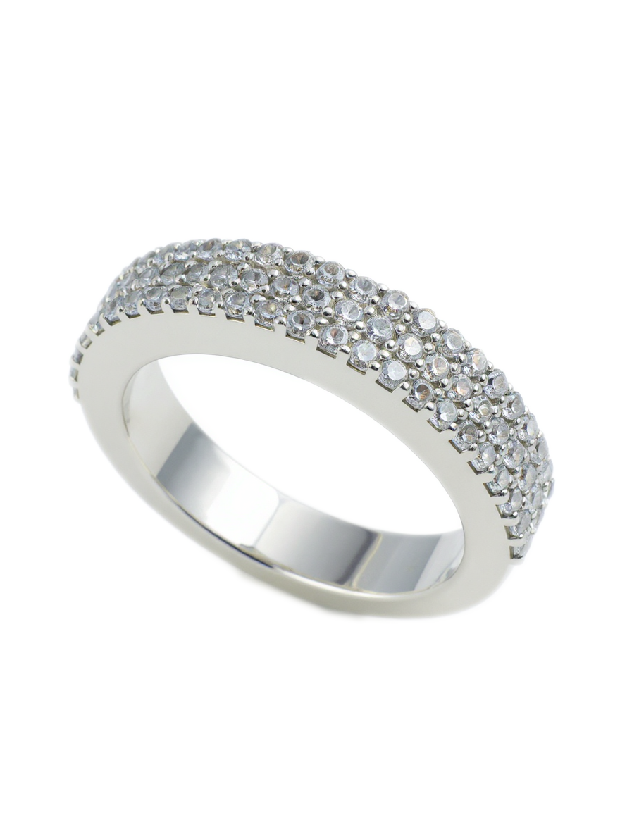 Half Eternity Band (Silver)