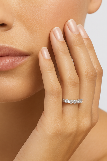 6 Stone Ring (Silver)