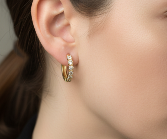 Pair of Gold Huggies