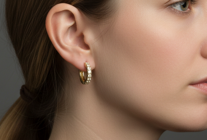 Pair of Gold Huggies