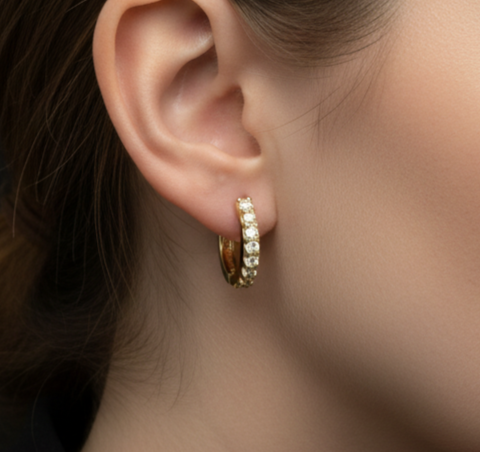 Pair of Gold Huggies