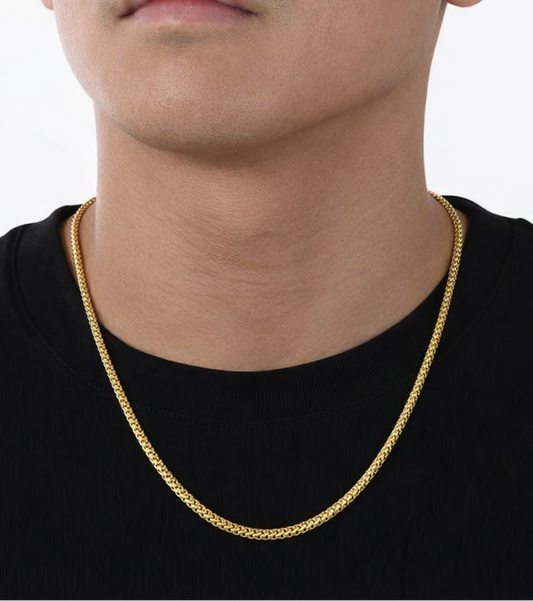 Solid Franco Gold Chain 2.5 MM