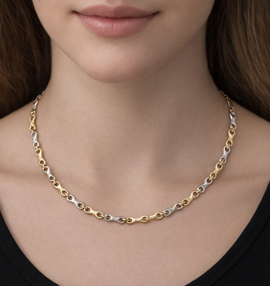 Spanner Gold Chain 2.8mm (2 Tone)