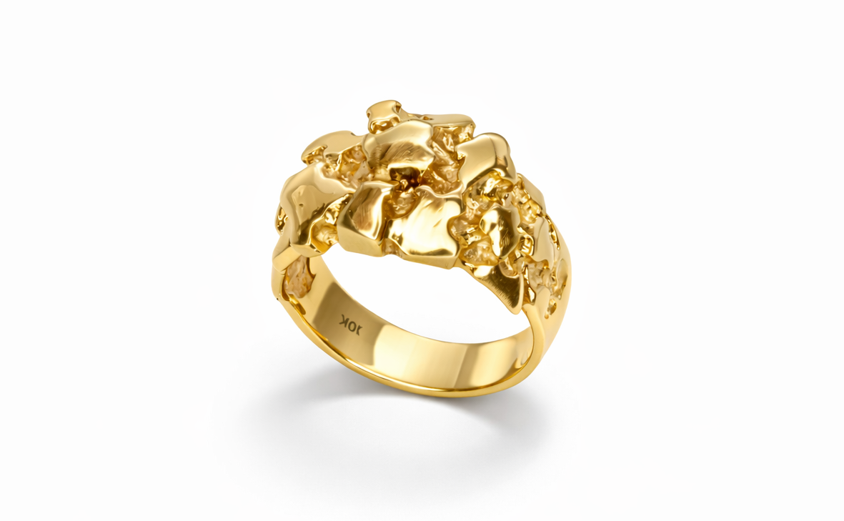 Nugget Gold Ring