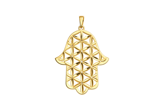 Fatima Hand Gold Pendant