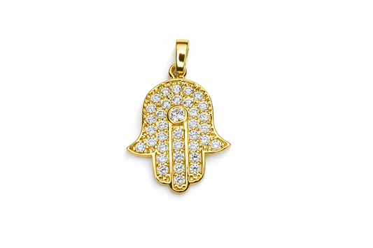Fatima Hand Gold Pendant