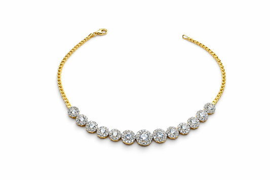 Cluster Gold Bracelet