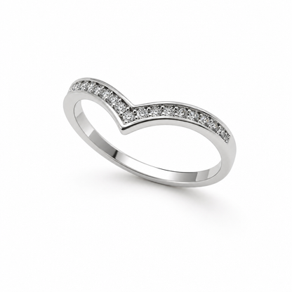 Gold ''V'' Ring
