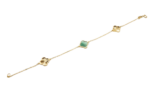 Bracelet en Or avec Trèfle