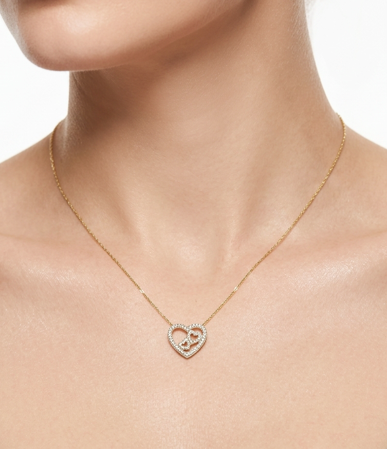 Collier en Or Cœur
