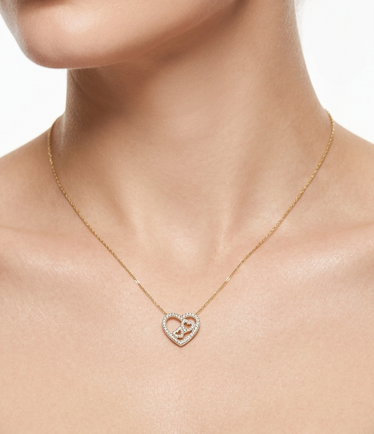 Collier en Or Cœur