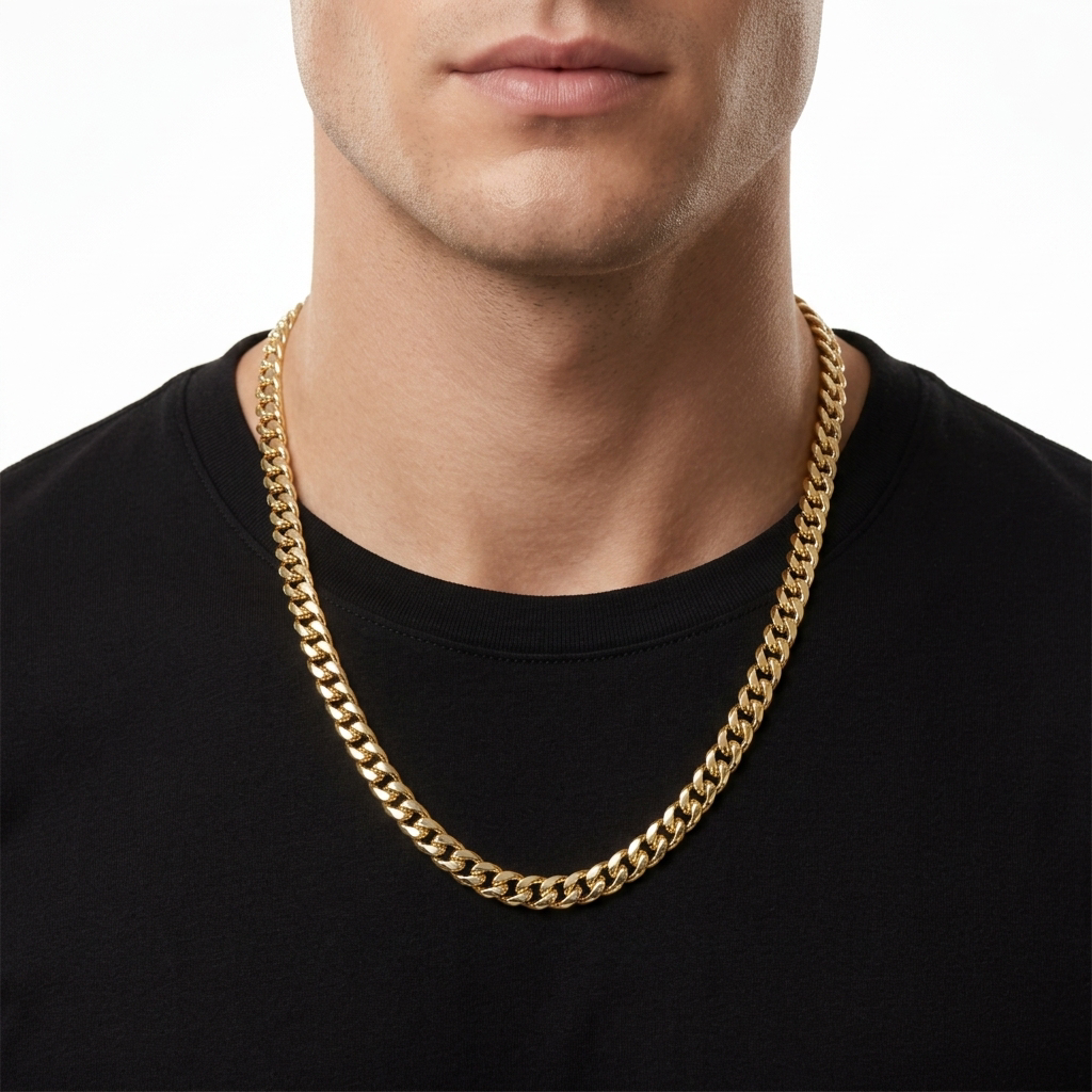 Cuban Link Gold Chain 7mm