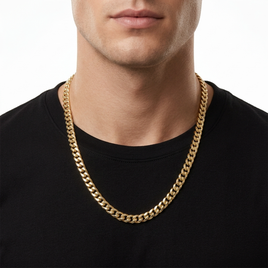 Cuban Link Gold Chain 7mm