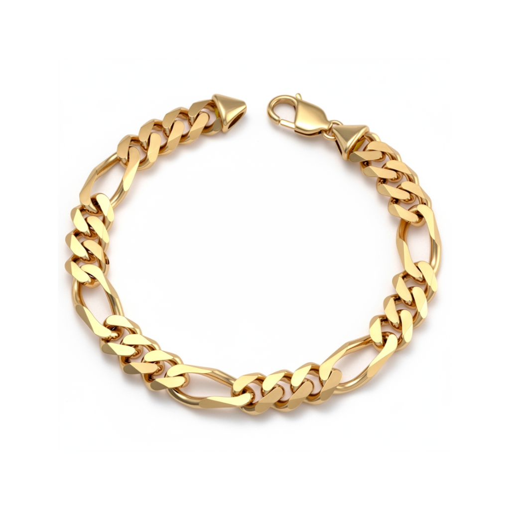 Bracelet Figaro en Or 8.5mm