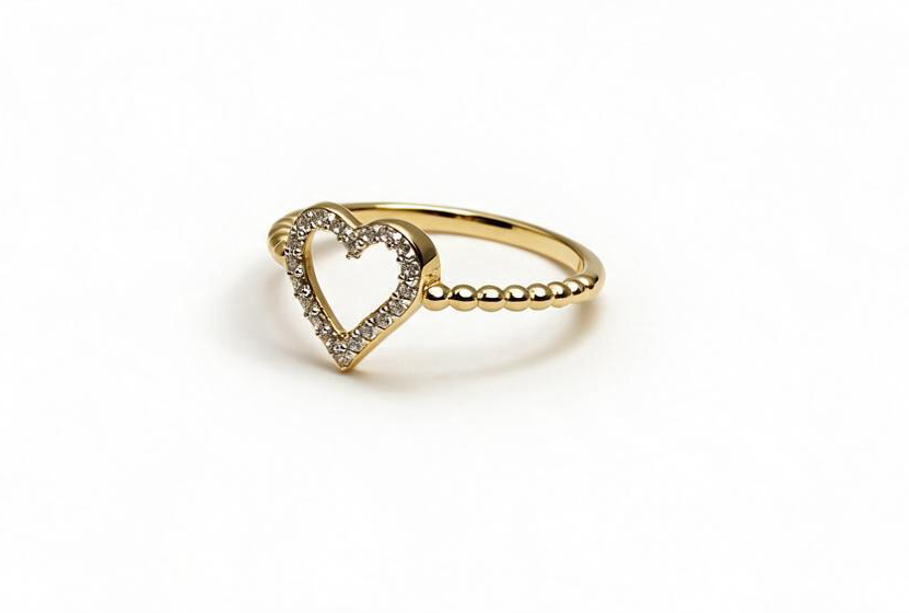 Heart Gold Ring