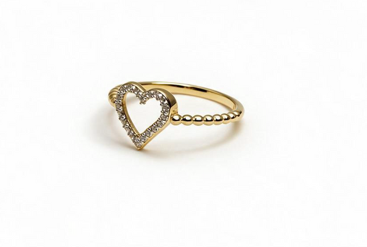 Heart Gold Ring