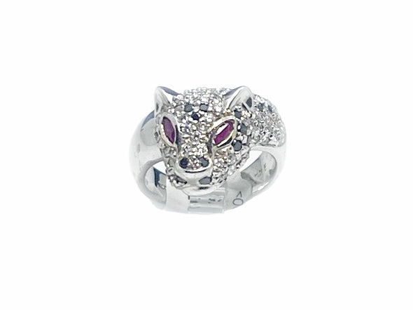 Bague Panthère en Or & Diamants 1.14ct