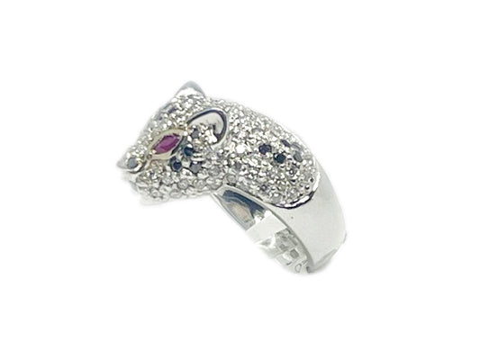 Bague Panthère en Or & Diamants 1.0ct