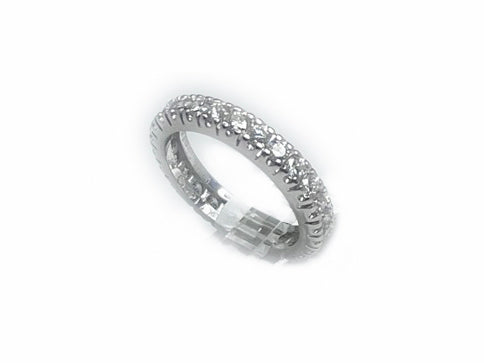 Eternity Platinum Ring & 1.69ct Diamonds