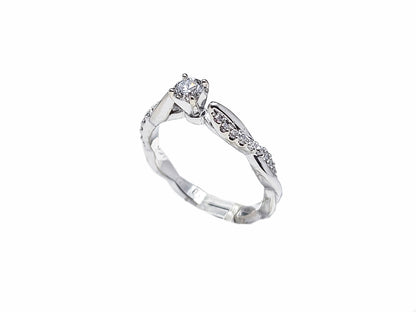 Infinity Gold Ring Set & 0.65ct Diamonds