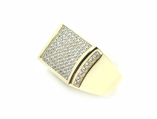 Square Gold Ring