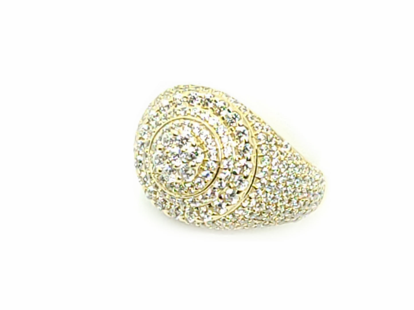 Bague Pinky Cluster en or