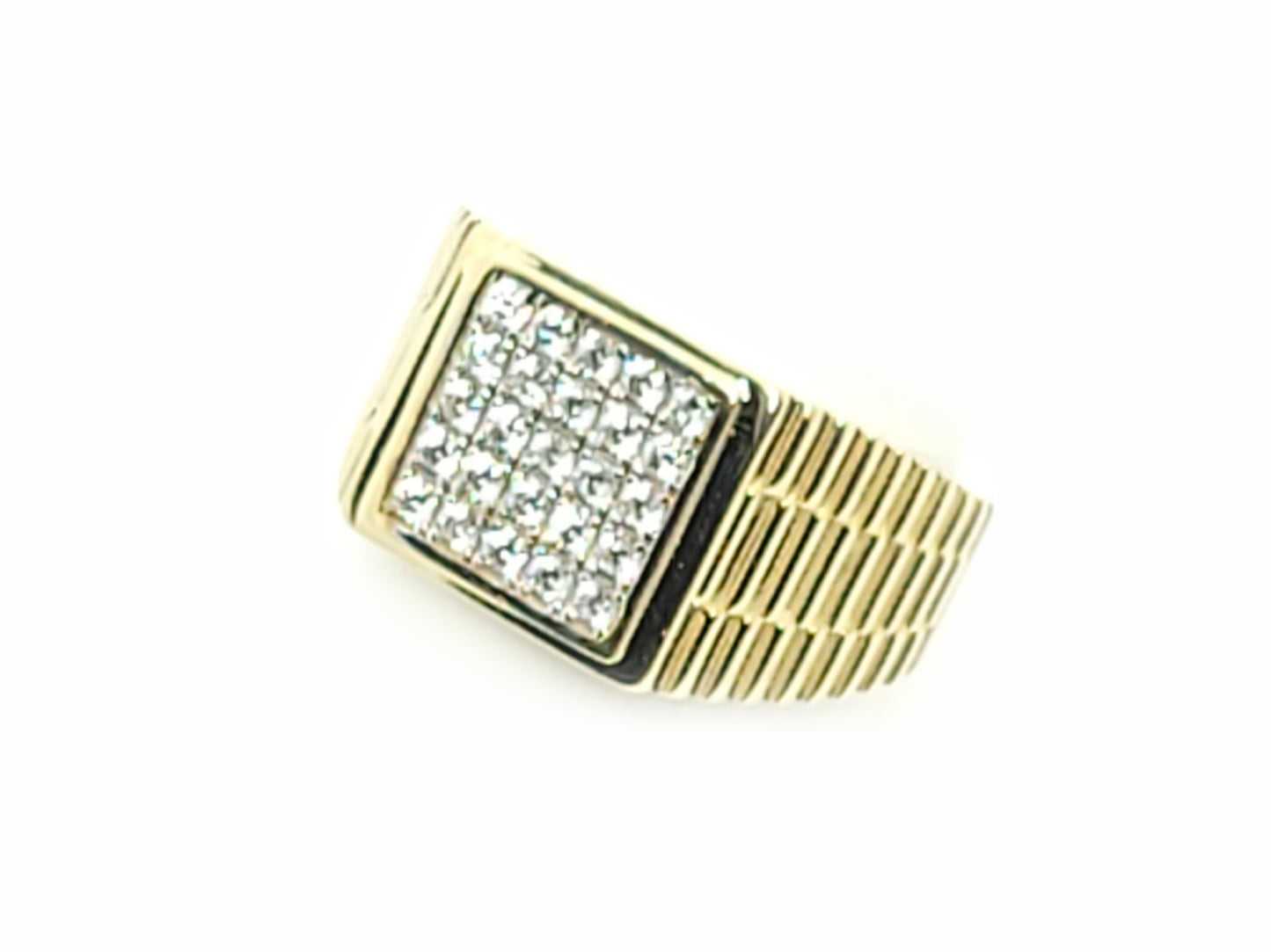 Square Gold Ring