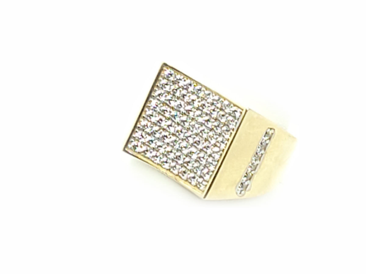 Square Gold Ring