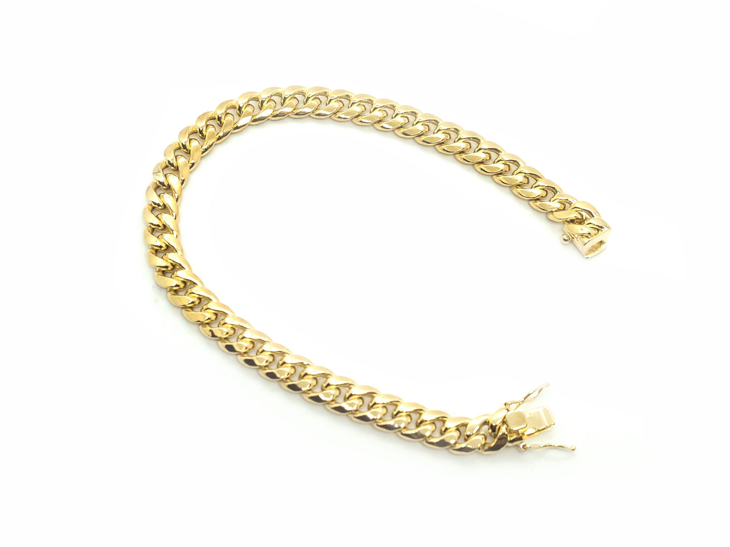 Bracelet Cuban Link en Or 7mm