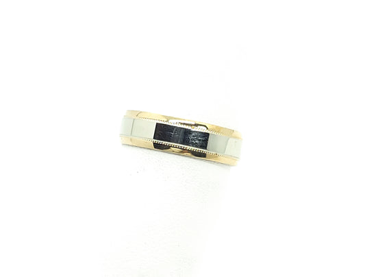 2 Tone Gold Band