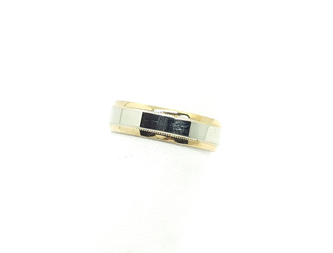 2 Tone Gold Band