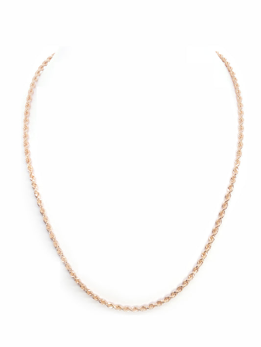 Rose Gold Rope Chain 3.5mm