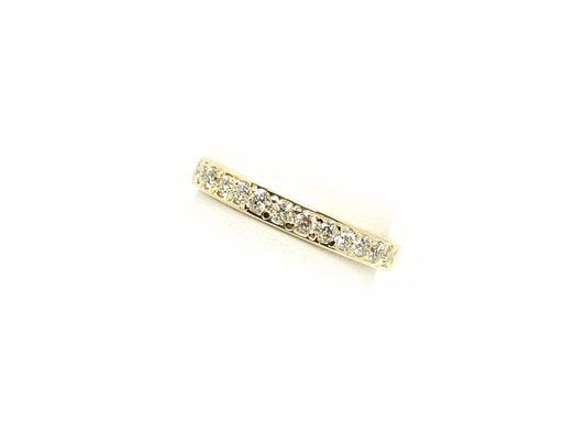 Eternity Gold Band & 0.76ct Diamonds