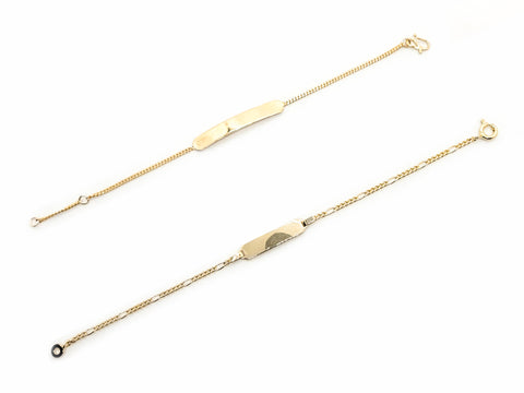 Bracelet Gravable Bébé 14K