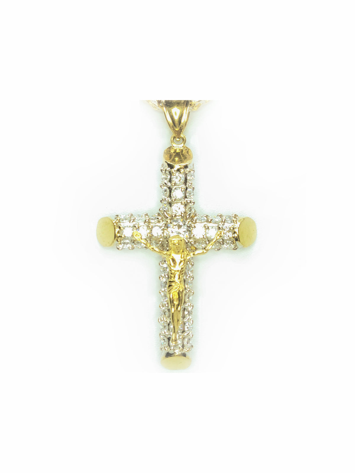 Jesus Cross Gold Pendant